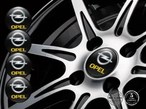 Opel Adesivo Coprimozzo Design Etichette Cupola Stilose